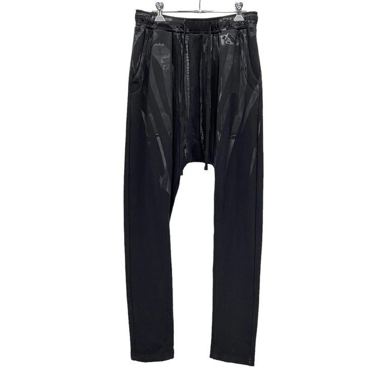 JULIUS 【men3081I】 23SS LIMITED EDITION PERMANENT 一点物 POP UP STORE限定 スウェットコーティングサルエルイージーパンツ AR拍卖