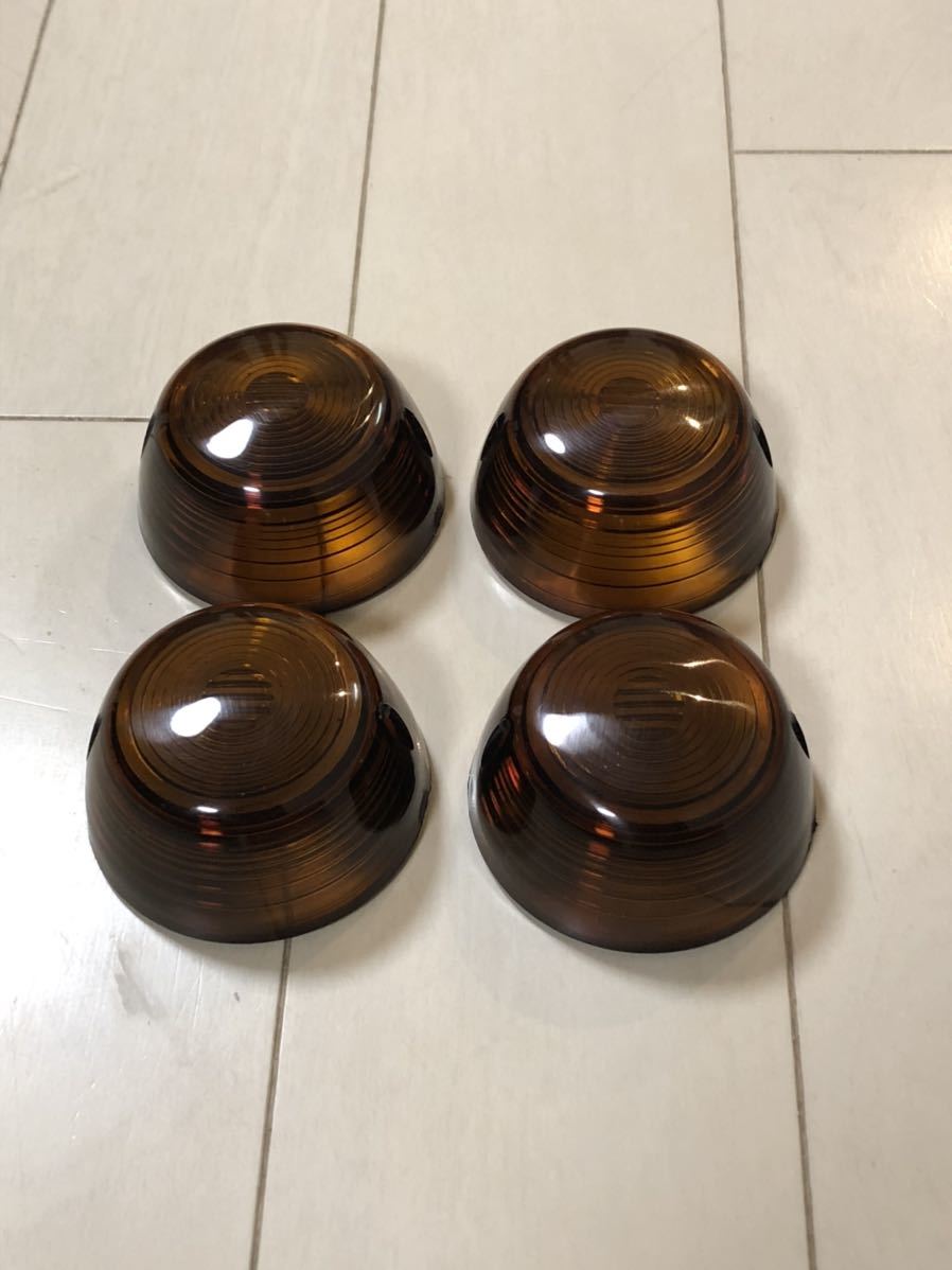 CB750Four CB400Four CB400T 250T CB750K ウインカーレンズ オレンジスモーク 純正タイプ クリアウィンカー クリアテール スモーク拍卖