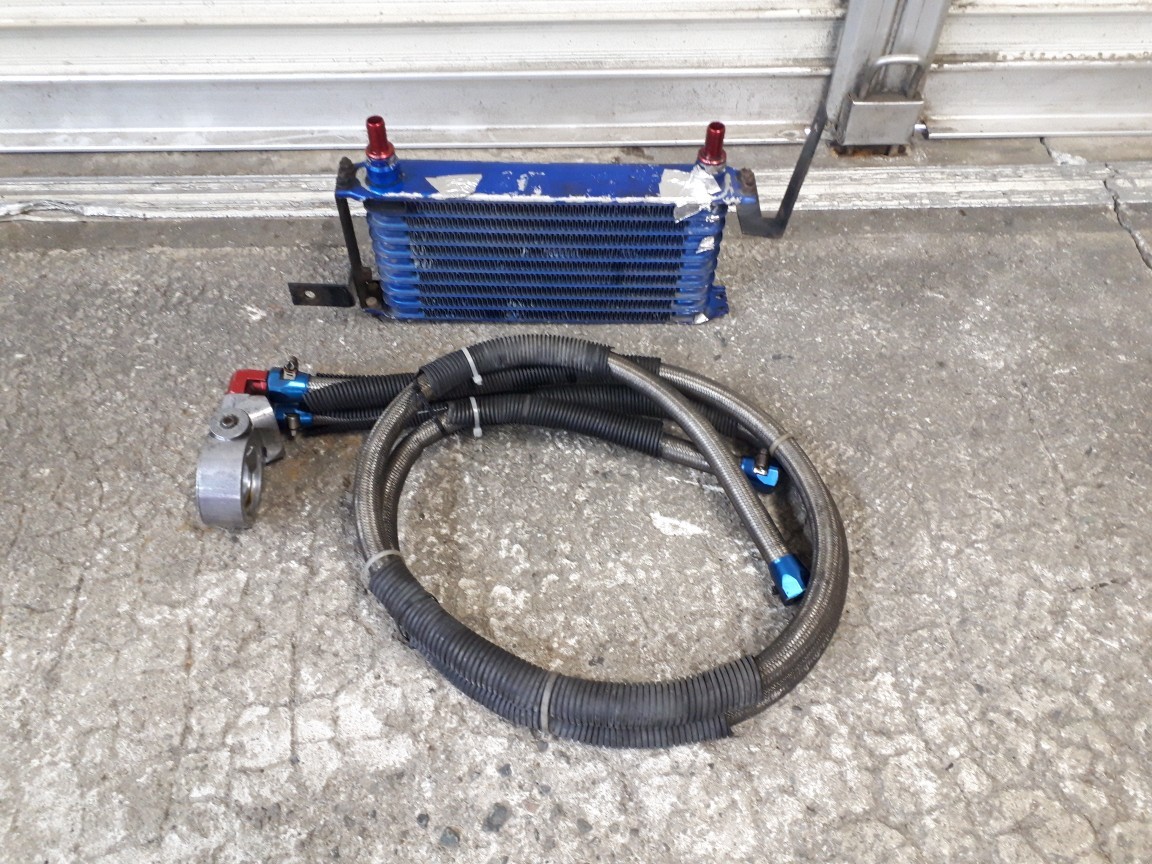 S13、14、15、180SX用 TRUSTオイルクーラー No.to拍卖