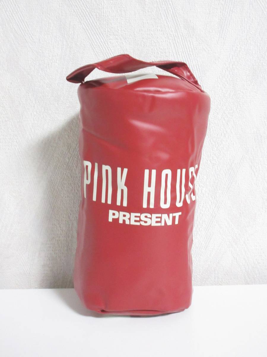 PINK HOUSE PRESENT ピンクハウス ポーチ 赤 irmri yg3881拍卖