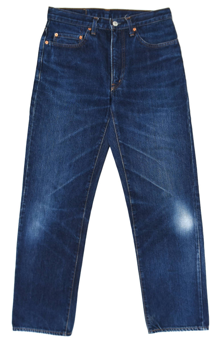 濃紺 90s HOLLYWOOD RANCH MARKET オールド ハリウッドランチマーケット デニムパンツ W29 L29(実寸)拍卖