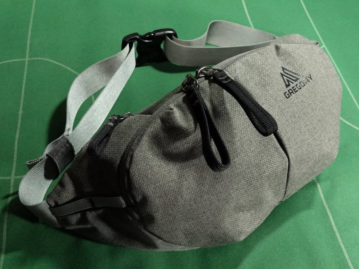▲グレゴリー ウエストバッグ/ボディバッグ SKETCH3 スケッチ3 メランジェグレー 美品!!!▲拍卖
