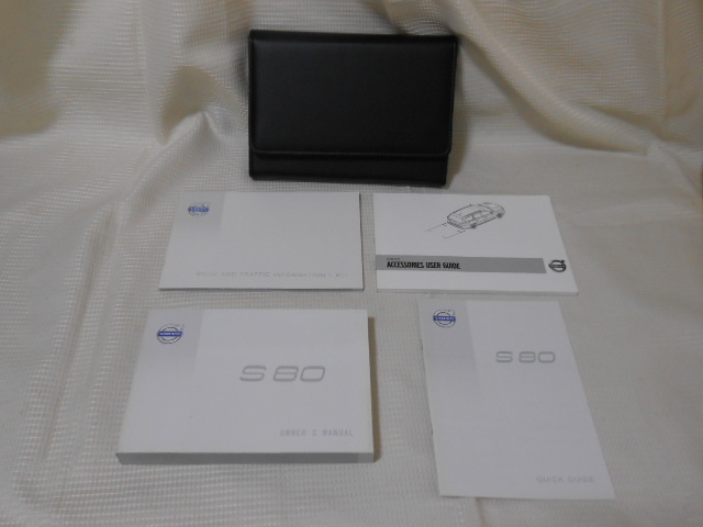 ☆送料無料/ボルボ/VOLVO/S80/2013年/TP16865/取扱説明書/取説/一式☆B2212-5拍卖