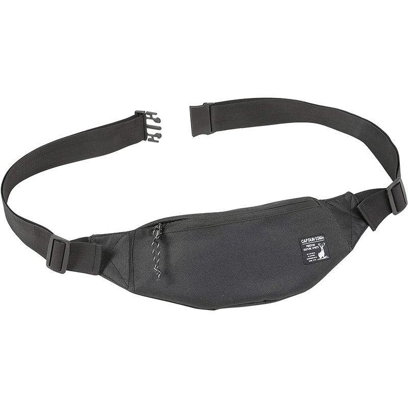 WY3/12 CAPTAIN STAG キャプテンスタッグ ウエストバッグ UM-2325 ボディーバッグ ブラック アウトドア デイパック カジュアル※在庫160 ⑤拍卖