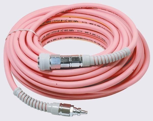 十川 高圧コンプレッサー用エアーホース 6.0×10.0mm 10m 高圧用拍卖