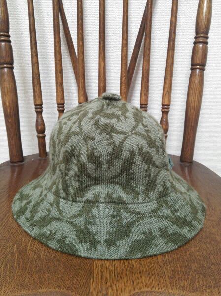 KANGOL カンゴール バミューダハット カーキ オリーブ バケットハット カンガルー柄 総柄拍卖