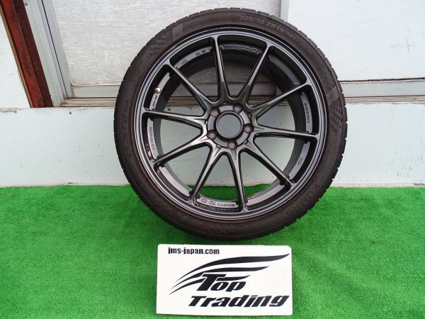 L1196vc OZレーシング HyperGT HLT 19インチアルミホイール 9.5Jx19 ET52/ KUMHO ECSTA PS91 285/30R19 1本 Made in Italy拍卖