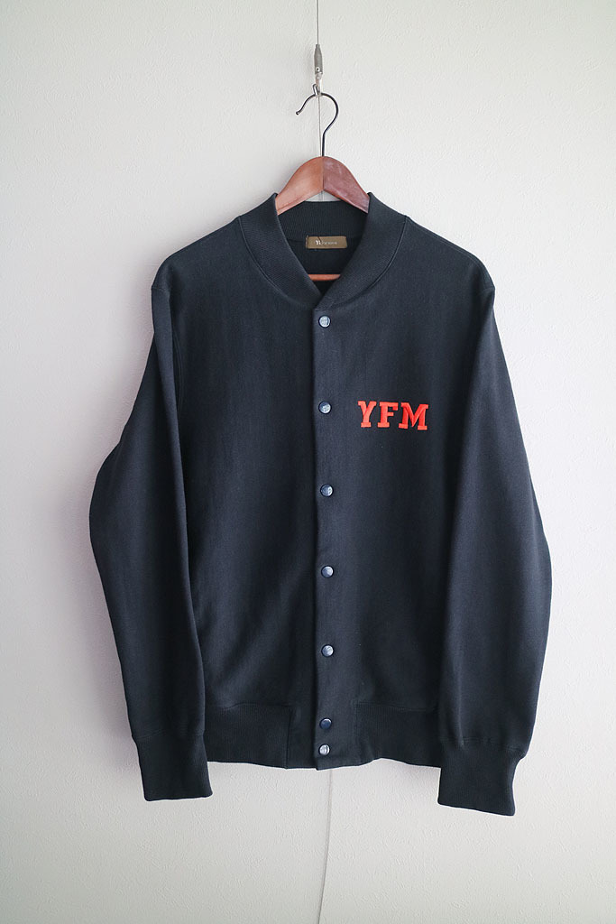 Y's for men スウェットスタジャン ワイズフォーメン/ブルゾン/ネイビー/ロゴ/3拍卖