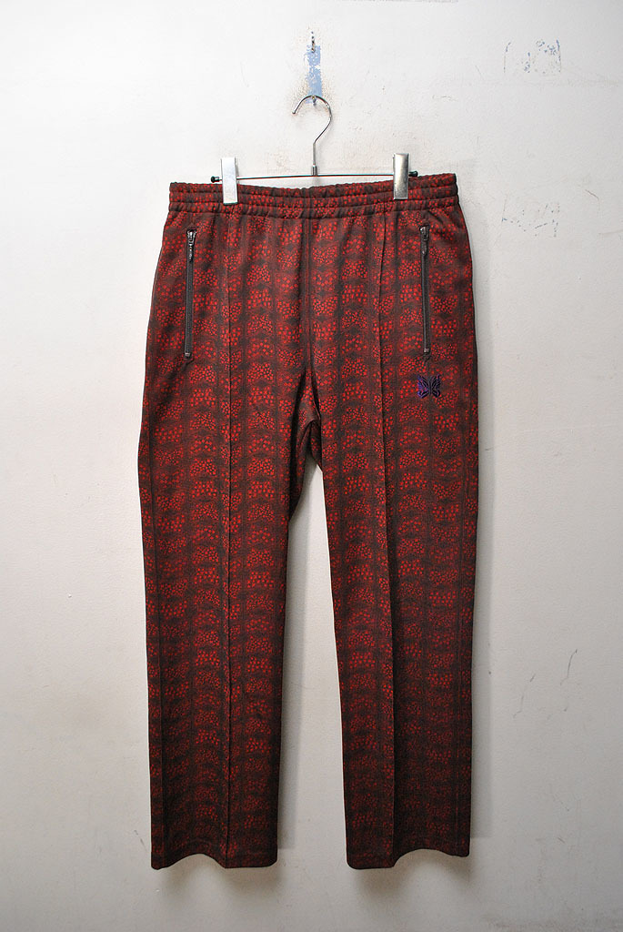 Needles Track Pant Poly Jacquard Papillon ニードルズ/トラックパンツ/ジャガード/レッド/M拍卖
