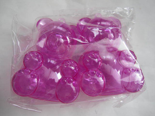 新品 未使用 ベア くま こぐま 2個セット ピンク系 小物入れ プラスチック製 インテリア雑貨 オブジェ 7㎝ 拍卖