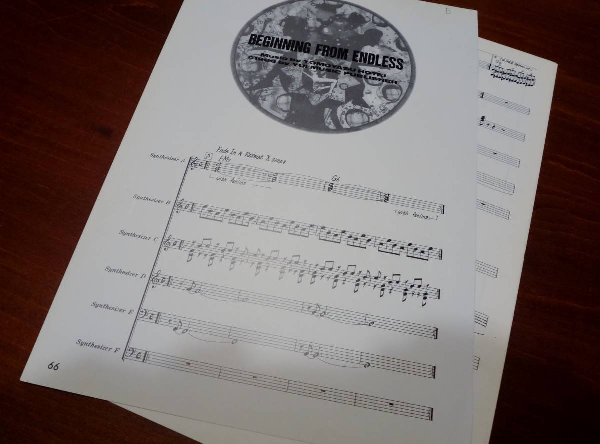 ★☆BOOWY BEGINNING FROM ENDLESS バンドスコア 布袋寅泰 氷室 B☆★拍卖