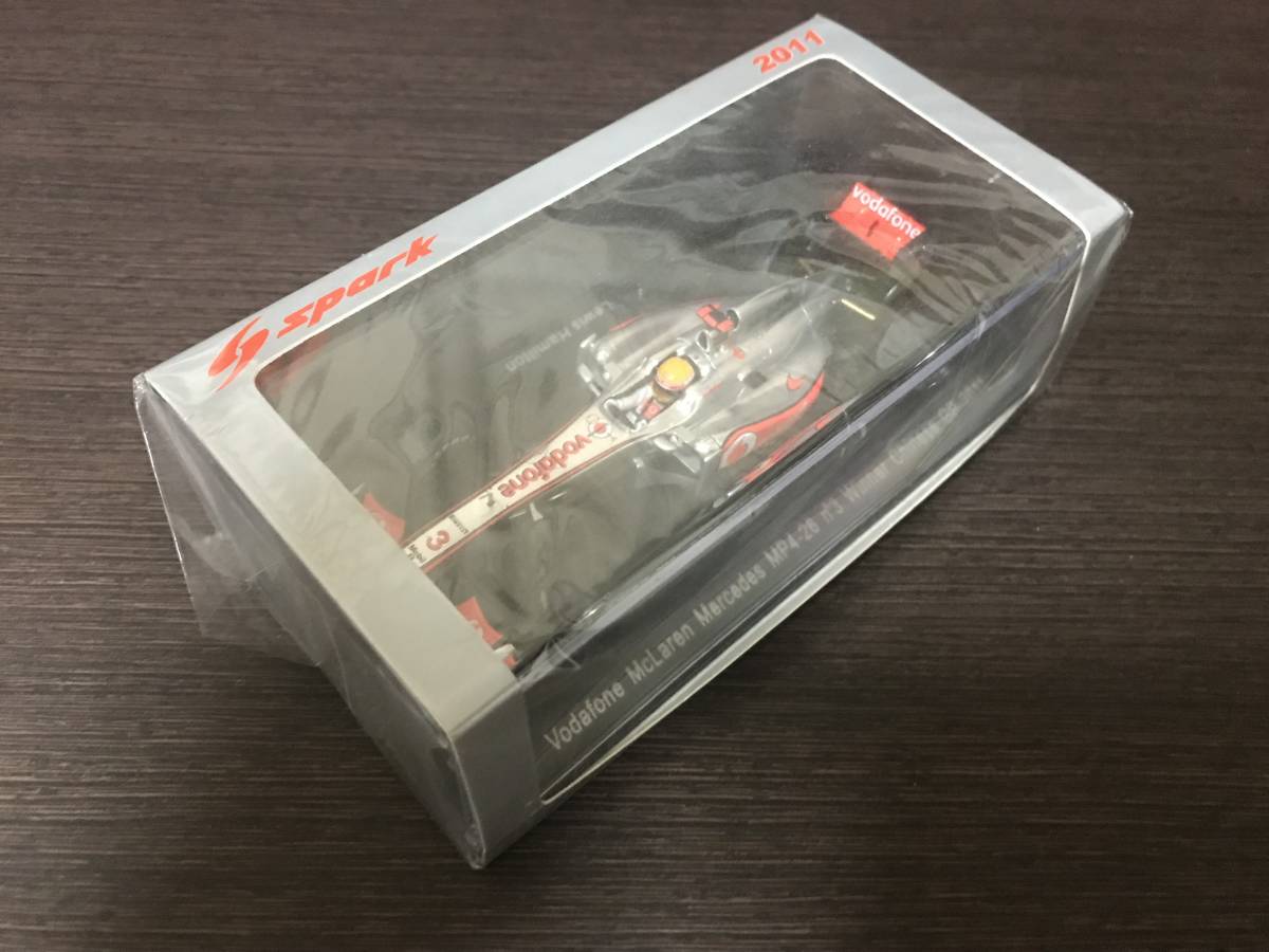 1/43 Spark マクラーレン・メルセデス MP4-26 #4 L.ハミルトン 中国GP優勝 2011拍卖