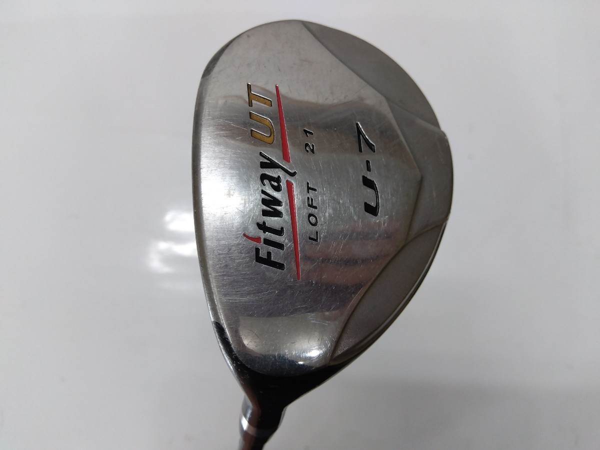 ☆UT Golf Planner ゴルフプランナー Fit way UT 21度 U7 flex:S EXSILT RISE 7867M メンズ左 フィットウェイユーティリティ★拍卖