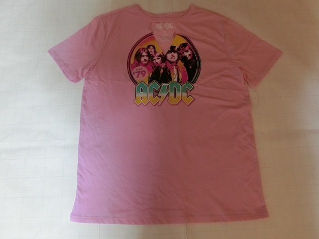 激レア USA購入 1973年結成 超人気ロックバンド【AC/DC】【TOUR' 79】メンバープリントTシャツUS Mサイズ拍卖