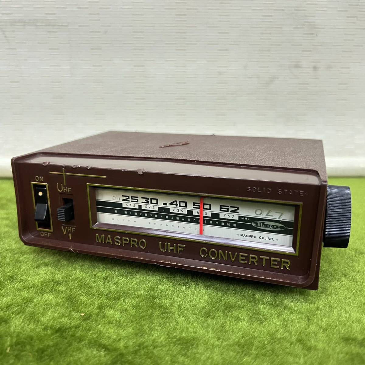 ★☆ 動作未確認/MASPRO/UHF CONVERTER OL7/コンバーター/チューナー/外付けUHFコンバーター/レトロ拍卖