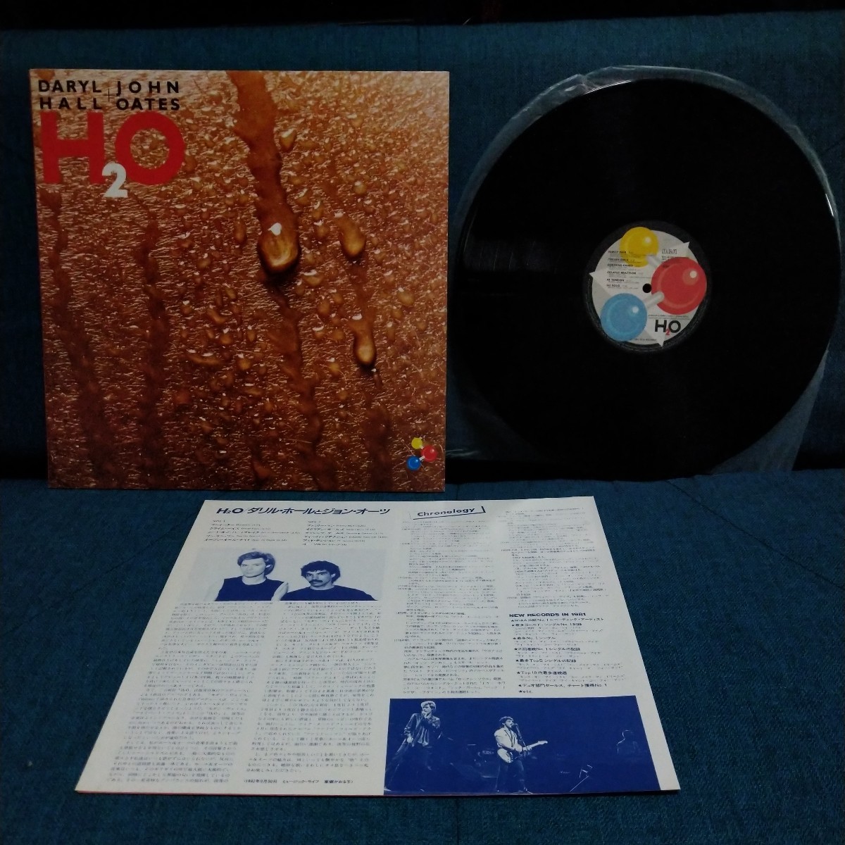 【3000円以上購入で1枚プレゼント!】 LP237 DARYL HALL & JOHN OATES H2O ダリルホールとジョンオーツ 国内盤拍卖