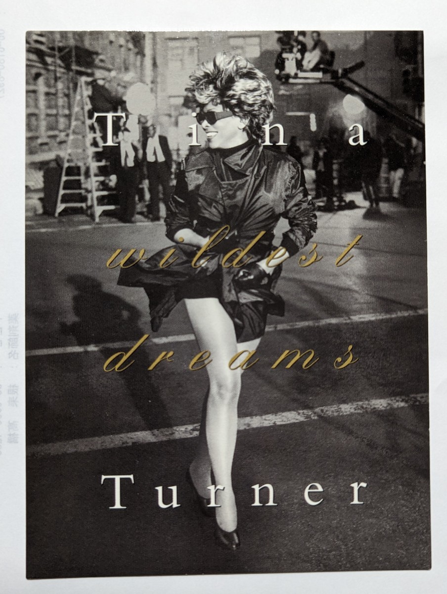 ♪ティナ・ターナー★どこまでも果てしなき野性の夢 -Wildest Dreams(1996年)CD発売プロモ用USAポストカード★アメリカタワーレコード拍卖