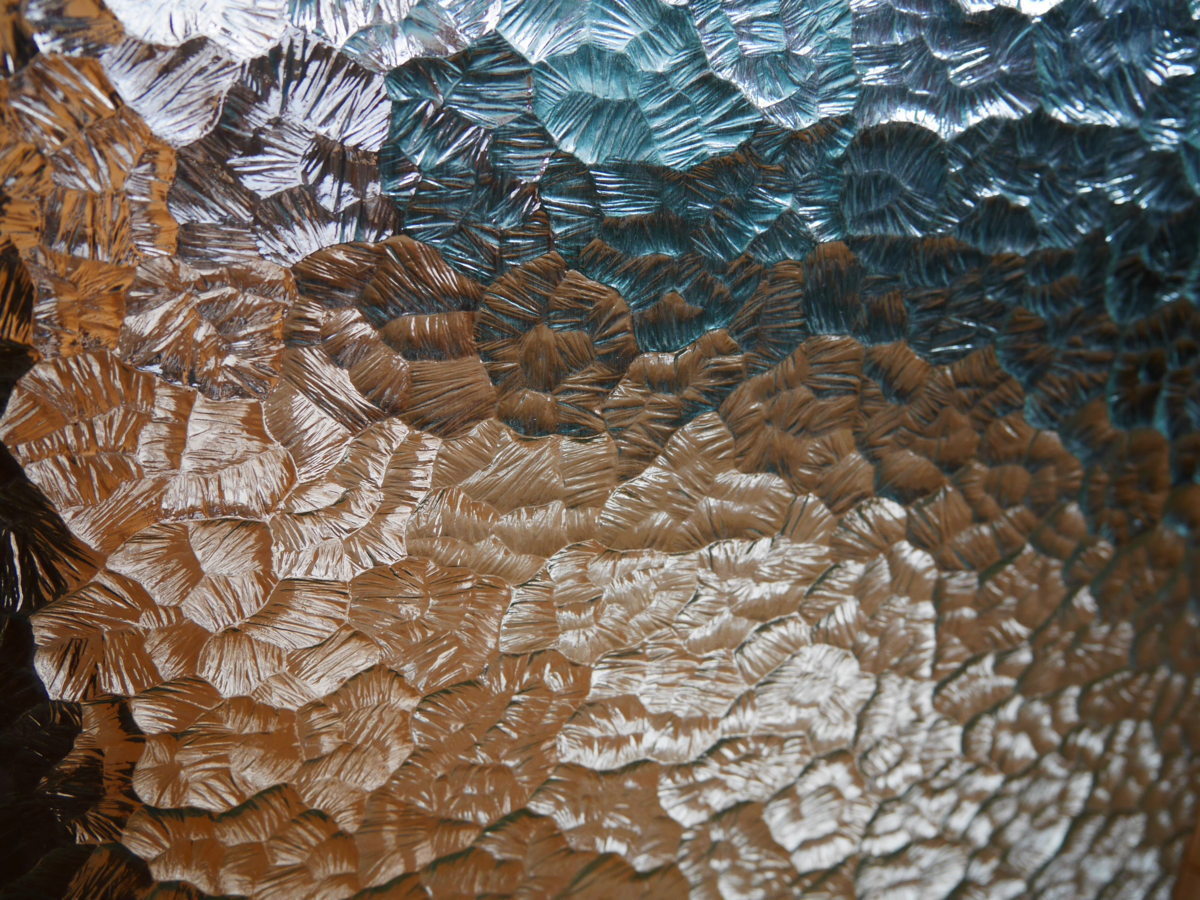 0032426■ガラス■石目■板ガラス■レトロ硝子■290mm×300mm×4mm拍卖