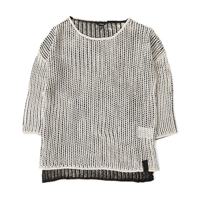 Hurley ハーレー 編み込みメッシュ サマーセーター GSW0000270 M L ベージュ レディース拍卖