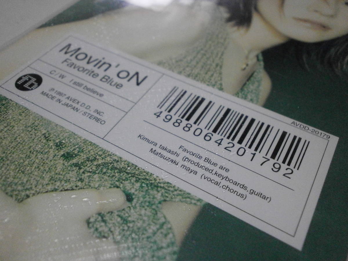 8cmCD シングル Favorite Blue フェイバリット ブルー Movin'oN I still Beelieve 目撃! ドキュン 今夜の決断 t-kimura 木村貴志 松崎麻矢拍卖