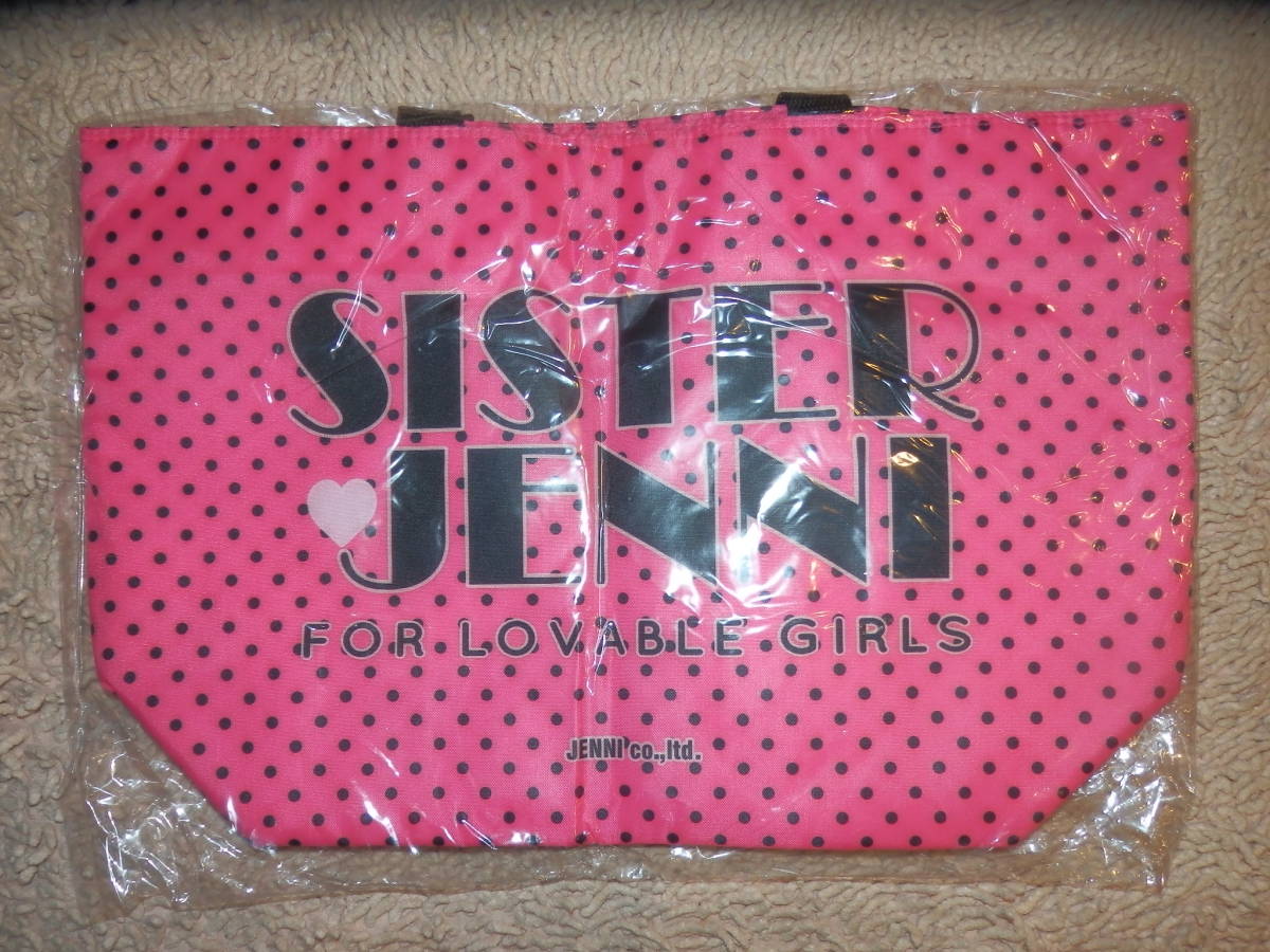 ②保管品新品★SISTER JENNI オリジナルクーラートートバッグ ピンク拍卖