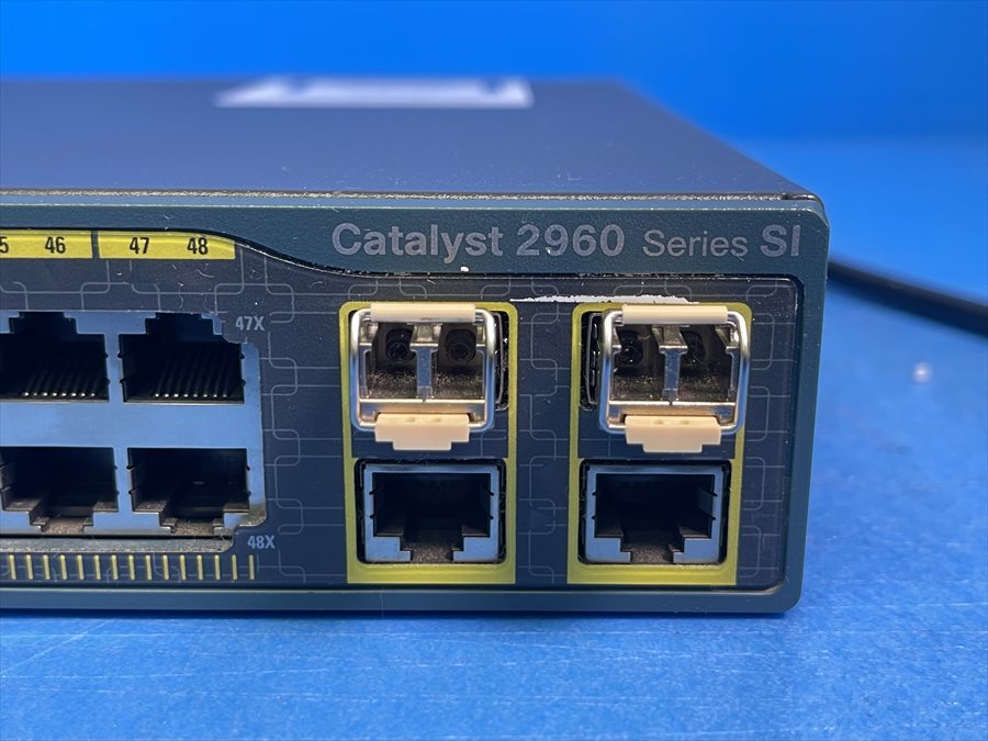 ☆初期化済☆□清掃・通電確認済み□Catalyst 2960-S スイッチ ハードウェア インストレーション 0000 #3拍卖