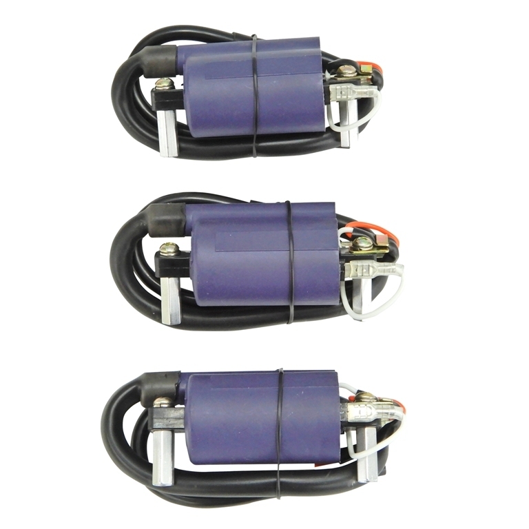 旧車 ポイント点火式 イグニッションコイル 3個 バッテリーポイント式 ヤマハ GX250,GX400,XS250,XS400,XS650,XS750拍卖