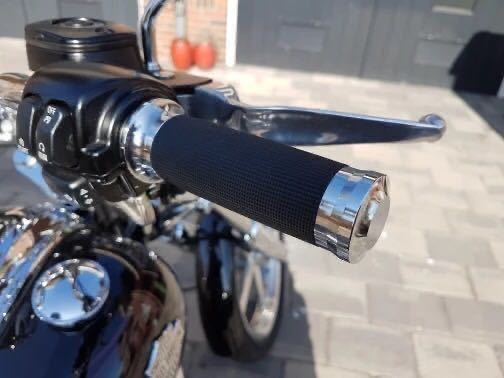 国内発送 ハーレー スポーツスター ダイナ ソフテイル ツーリング XL FX FL 1インチ グリップ スロットル メッキ拍卖