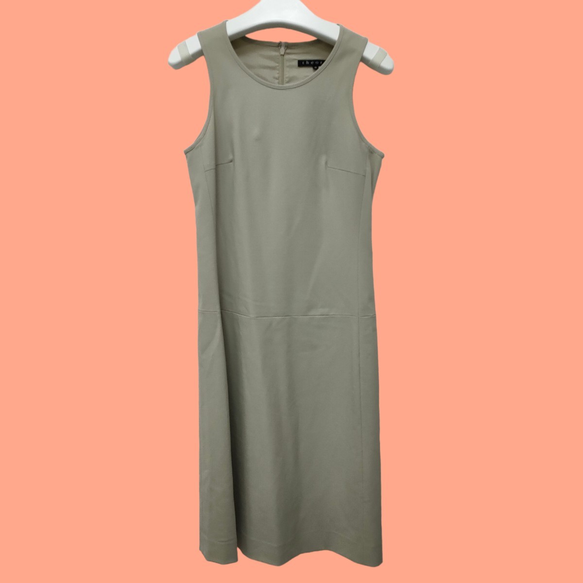 セオリー theory ノースリーブワンピース レディース グレージュ 春夏 レディース size0 後ファスナー おしゃれ I-2172 拍卖