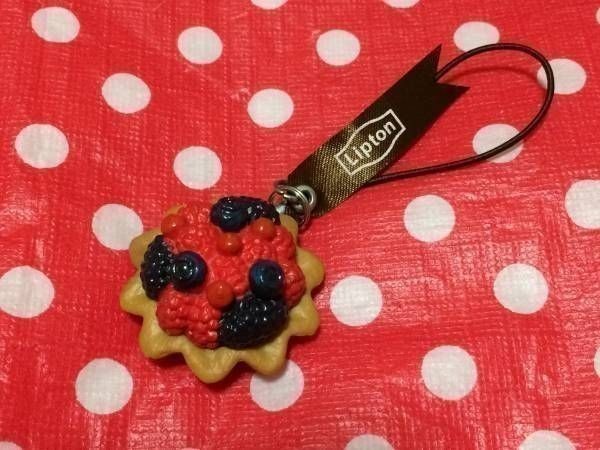 ゆうmini◆ ラズベリータルト マスコット ストラップ 非売品拍卖