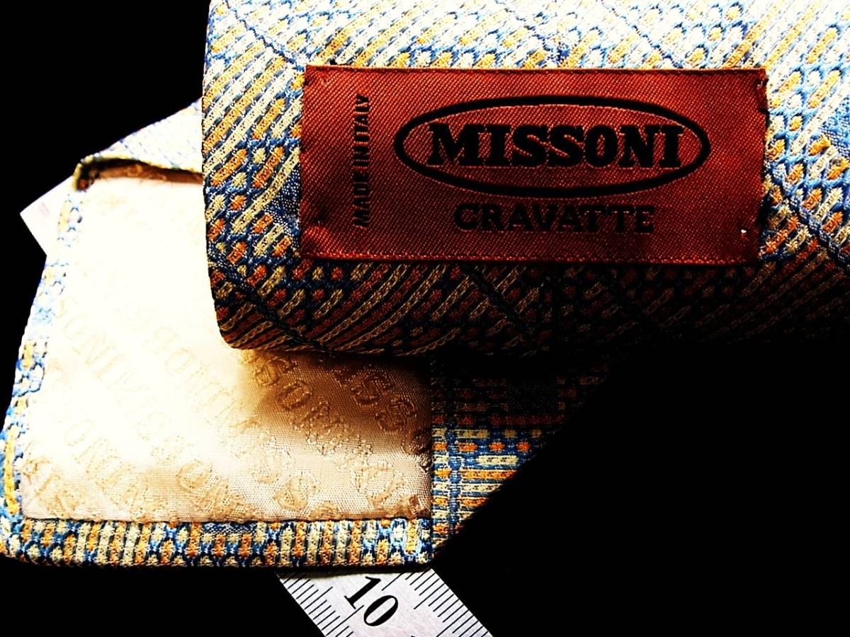 ●美品●SALE3172 ミッソーニ【色の魔術師☆MISSONI】ネクタイ●拍卖
