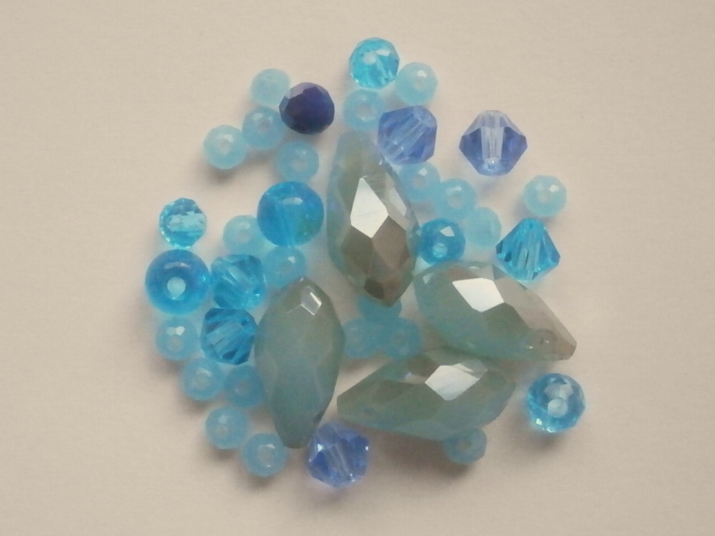 ガラスビーズ★シズク★ターコイズ系★f拍卖