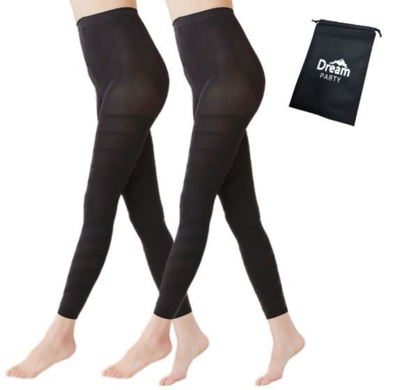 【理学療法士推奨】着圧スパッツ 着圧レギンス レディース 2枚組 加圧 ヨガパンツ フィットネ 着圧 スパッツ レギンス M-Lサイズ dp228拍卖