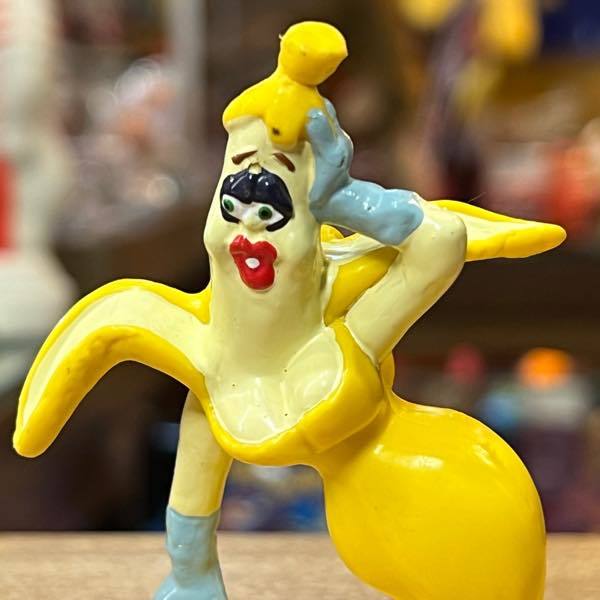 California Raisins カリフォルニアレーズン バナナ PVCフィギュア Meet the Raisins Banana White バナナホワイト アドバタイジング トイ拍卖