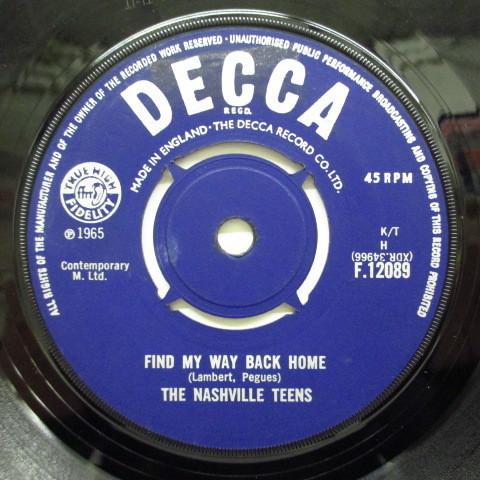 NASHVILLE TEENS-Find My Way Back Home (UK Orig.)拍卖