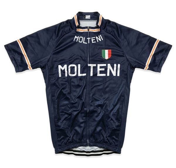 新品 サイクルジャージ XLサイズ レトロデザイン No121 イタリア フルジップ 半袖 ウェア メンズ サイクリング スポーツ MTB ロードバイク拍卖