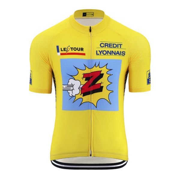 新品 サイクルジャージ Mサイズ レトロデザイン No119 フランス フルジップ 半袖 ウェア メンズ サイクリング スポーツ MTB ロードバイク拍卖