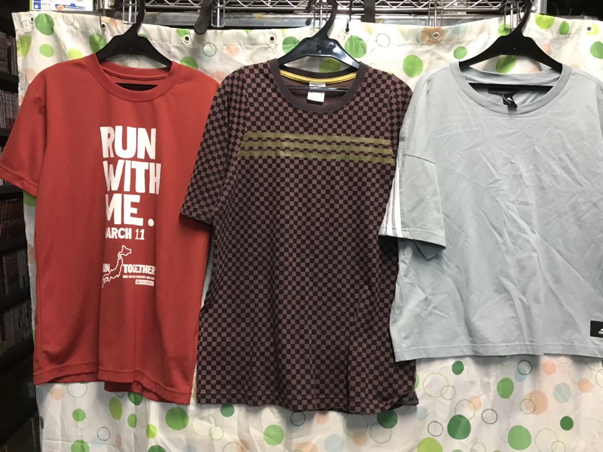adidas NIKE 半袖Tシャツ 3着セット アディダス ナイキ拍卖