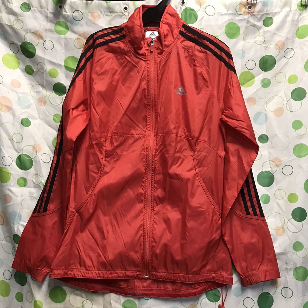 adidas ジャージ トップス L レッド ジップアップ アディダス拍卖