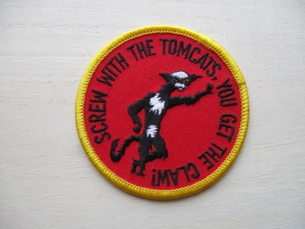 【送料無料】アメリカ海兵隊VMA-311 SCREW WITH THE TOMCATS YOU GET THE CLAW!パッチ ワッペン/patchマリーン猫ねこF-35C米海兵隊USMC M82拍卖