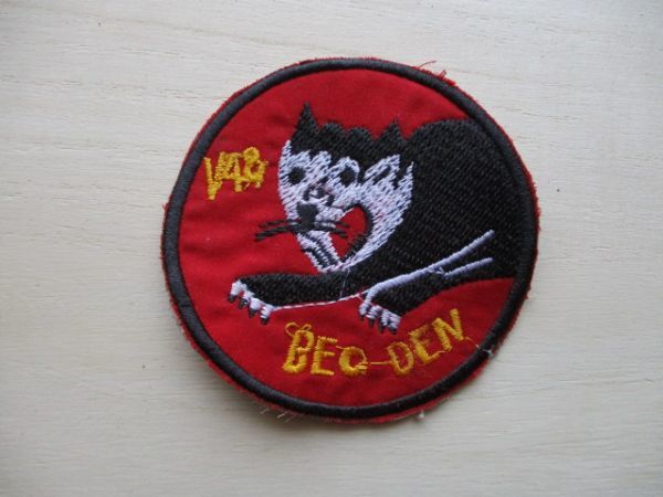 【送料無料】レプリカ ベトナム戦争 パッチ刺繍BEO DENワッペン/黒豹パンサーPATCHナム戦ma1米軍アメリカ軍TATTOO南ベトナム軍Army M84拍卖