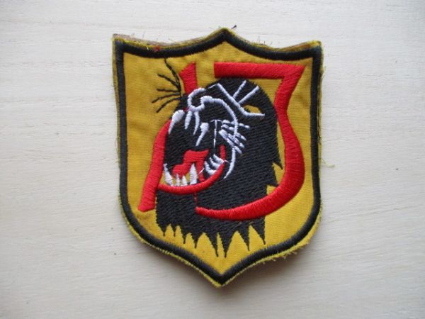 【送料無料】レプリカ13th Fighter Squadronベトナム戦争 パッチ刺繍ワッペン/黒豹 パンサーPATCHナム戦ma1米軍 南ベトナム軍Army M84拍卖