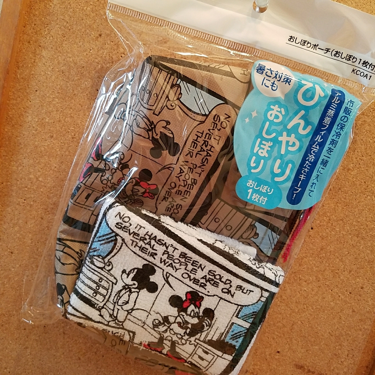 新品☆ディズニー/おしぼりポーチ(おしぼり1枚付)拍卖