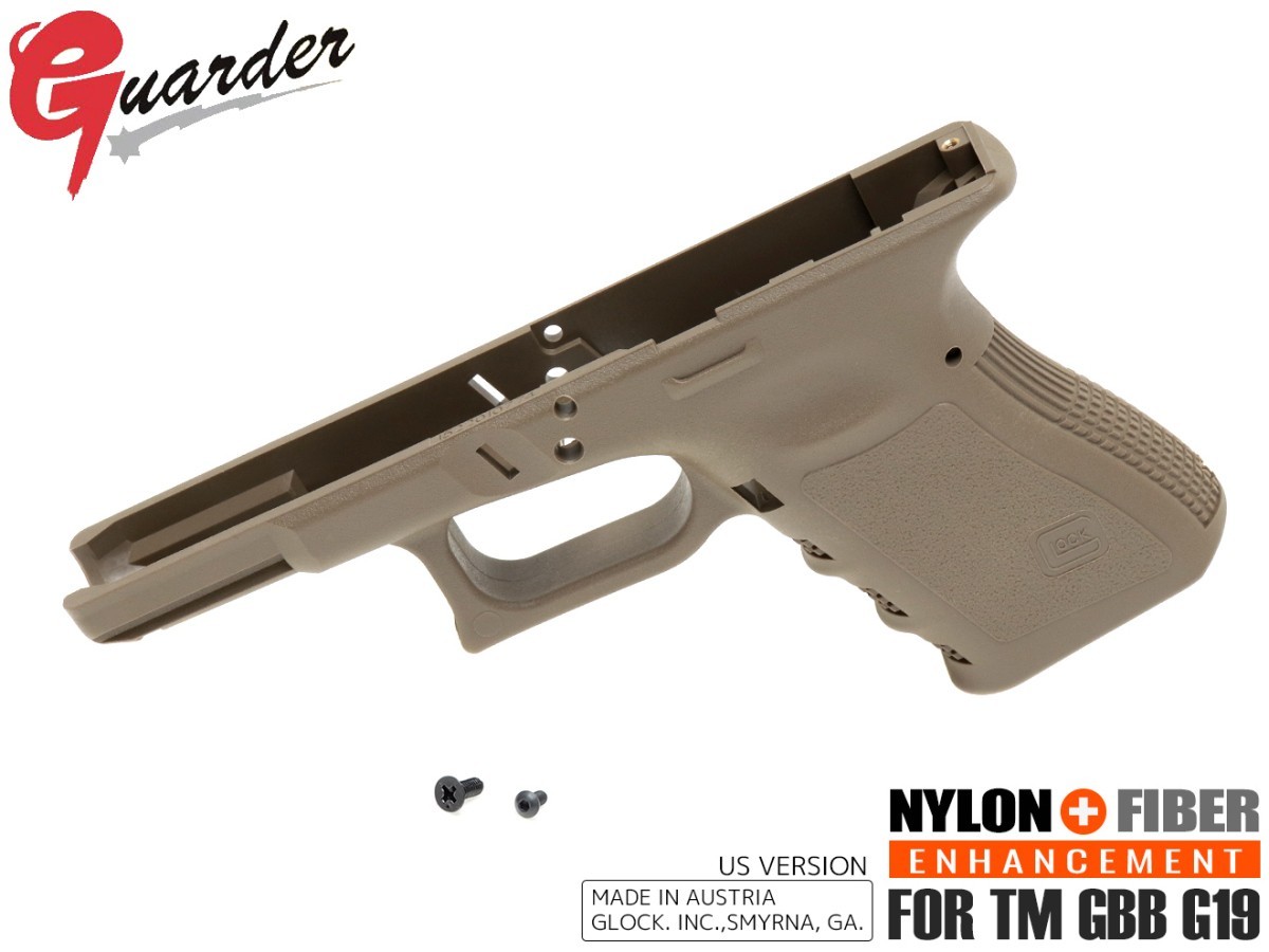 GLK-180(FDE) GUARDER GLOCK Gen.3 オリジナルフレーム US Ver for マルイ G19 GLOCK-180(FDE)拍卖