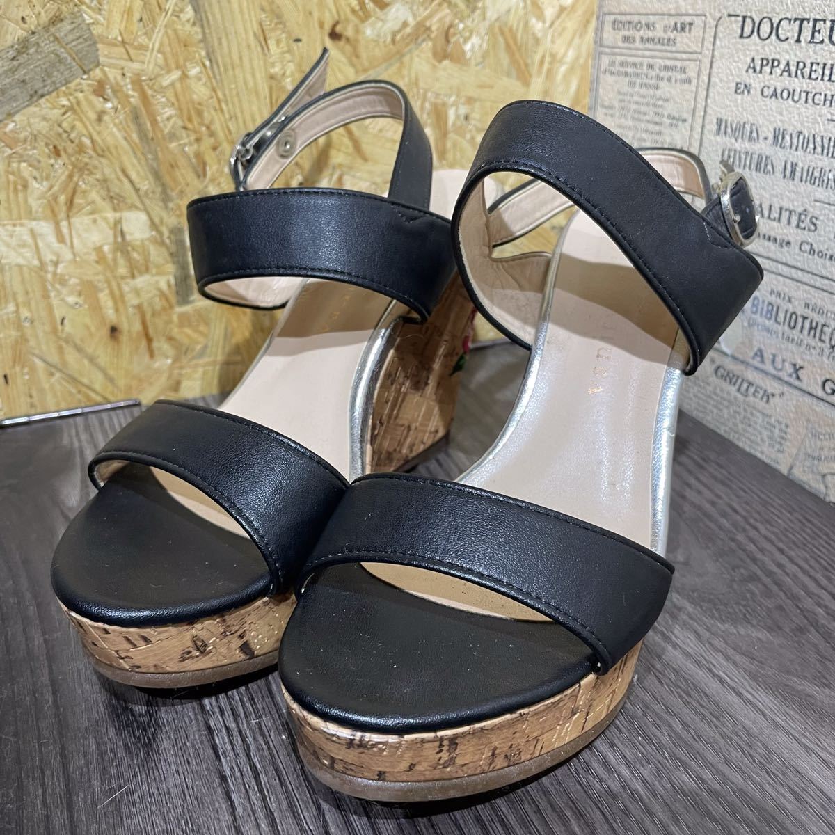 vanity beauty バニティービューティー ウェッジソールサンダル size S拍卖