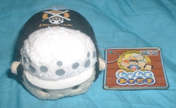 ワンピース 麦わらストア 限定 タグ付き ムギムギおてだま ロー マスコット ぬいぐるみ拍卖