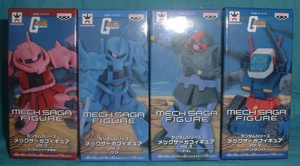 機動戦士ガンダム メックサーガフィギュア3 全4種セット拍卖