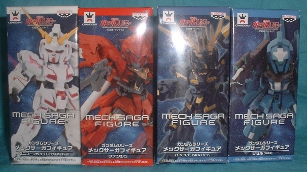機動戦士ガンダムUC メックサーガフィギュア1 全4種セット拍卖