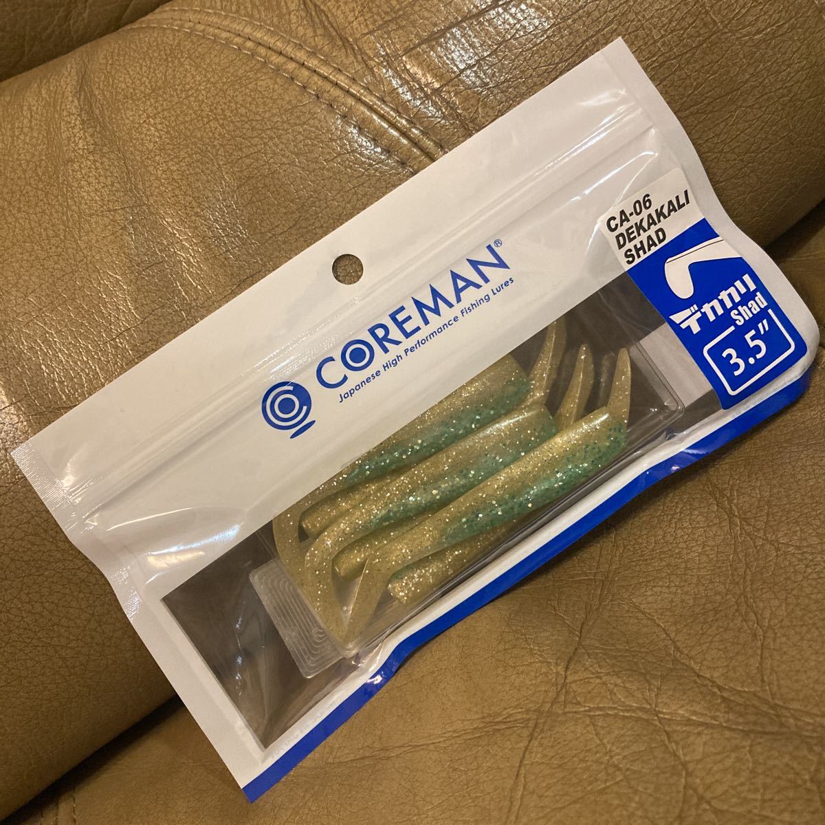 3.5 デカカリシャッド 新品 コアマン シャローイワシ COREMAN スイムベイト ジグヘッド シーバス ヒラマサ ブリ 根魚 VJ拍卖