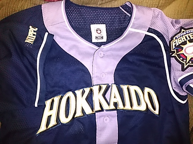 日本ハムファイターズ市販紫ユニフォーム Mサイズ拍卖